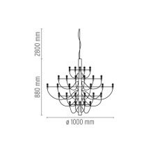 Flos 2097/50 lampada a sospensione - Agof Store