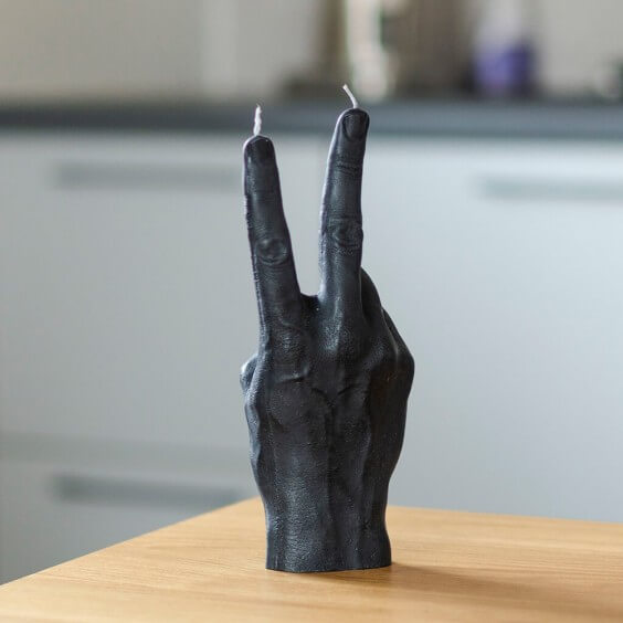 Candle Hand Peace Candle - Agof Store