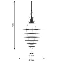Louis Poulsen Enigma 825 LED Pendelleuchte - Agof Store