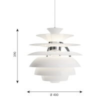 PH Snowball LED Lampada a sospensione Louis Poulsen - Agof Store
