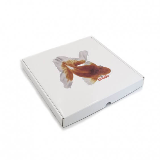 Driade The White Snow Kingyo A serving flat plate Ø32 - Agof Store