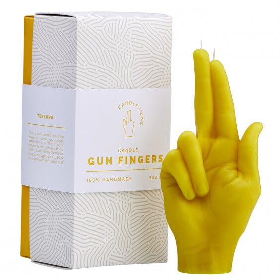 Candle Hand Gun Fingers Kerze - Agof Store