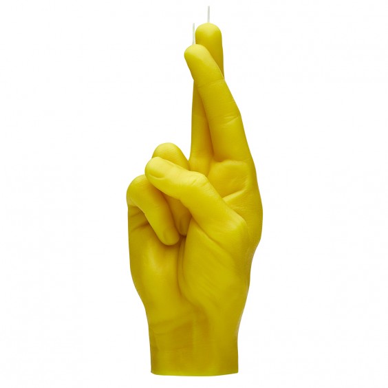 Candle Hand Crossed Fingers Candle - Agof Store