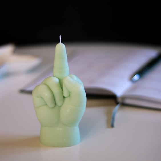 Candle Hand F*ck You Baby Candle - Agof Store