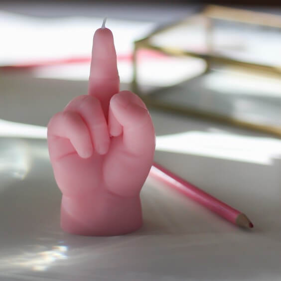 Candle Hand F*ck You Baby Candle - Agof Store