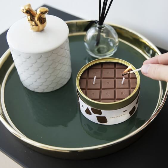 Chocolate Bar candela Candle Hand - Agof Store