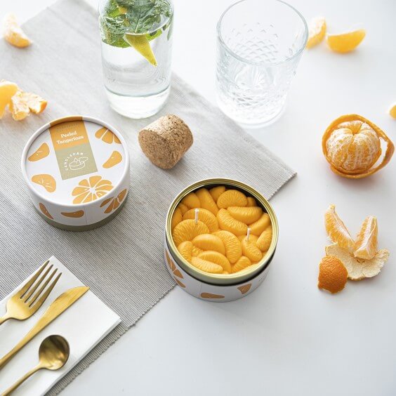 Candle Hand Peeled Tangerines Kerze - Agof Store