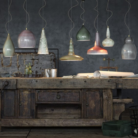 Vague Vintage C1410 Lampada a sospensione Ferroluce - Agof Store