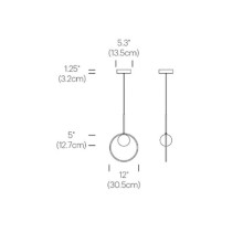 Pablo Bola Halo pendant lamp - Agof Store