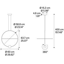 Lodes Elara Medium pendant lamp - Agof Store