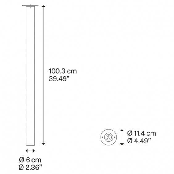 Lodes A-Tube Large Deckenleuchte - Agof Store