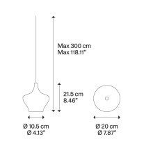 Lodes Nostalgia Medium pendant lamp - Agof Store