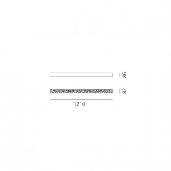 Artemide Calipso Linear Stand-Alone Lampada a soffitto - Agof Store