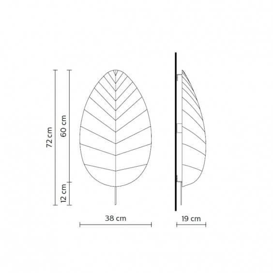 Karman Eden Adamo wall ceiling lamp - Agof Store