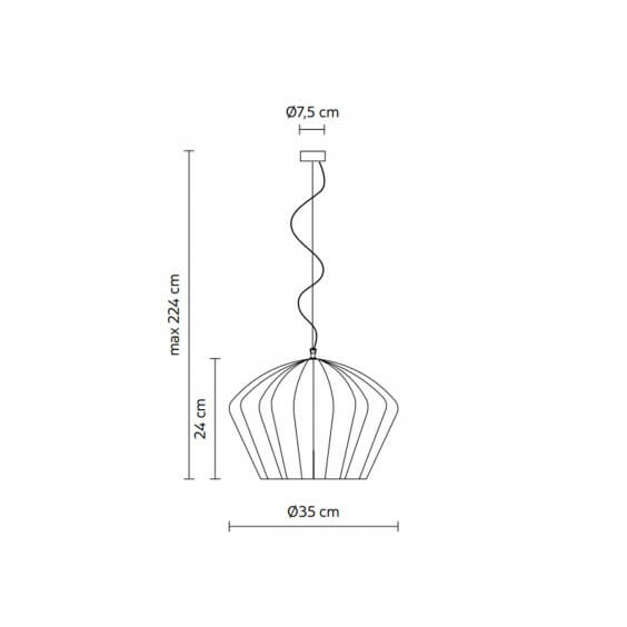 Karman Sahara Ø 35 cm Pendelleuchte - Agof Store