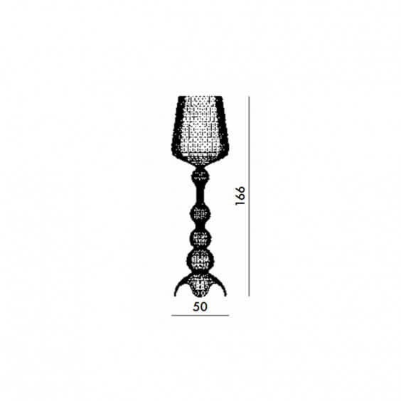 Kabuki Outdoor Floor Lamp Kartell - Agof Store