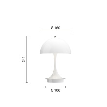 Louis Poulsen Panthella Portable V3 Tischleuchte - Agof Store