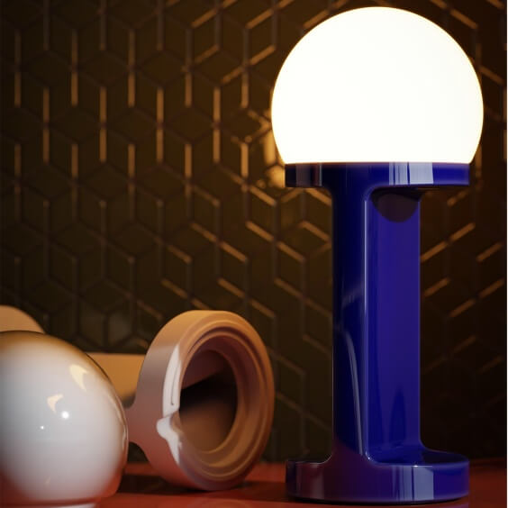 Habea C2780 Lampada da tavolo Ferroluce - Agof Store