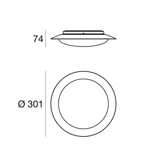 Crew 1 Lampada a sospensione Linea Light - Agof Store