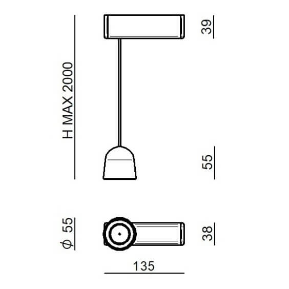 Linea Light Minion pendant lamp - Agof Store