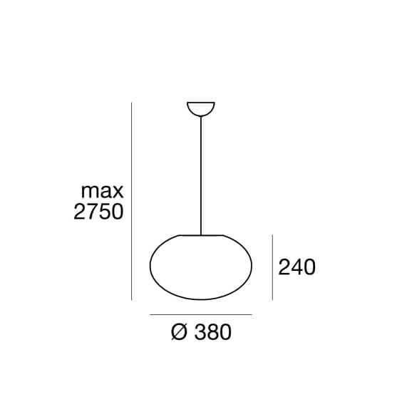 Linea Light Oh Smash Pendelleuchte - Agof Store