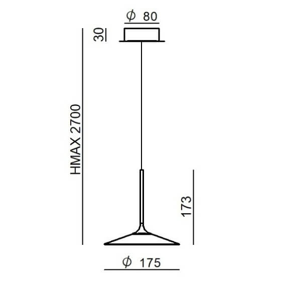 Linea Light Poe pendant lamp - Agof Store