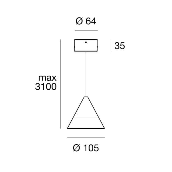 Sinfonia Verdi Lampada a sospensione Linea Light - Agof Store