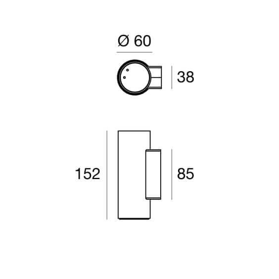 Linea Light Birba wall lamp - Agof Store