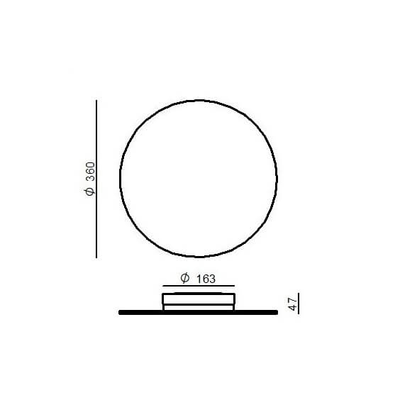 Linea Light Gemini ceiling lamp - Agof Store
