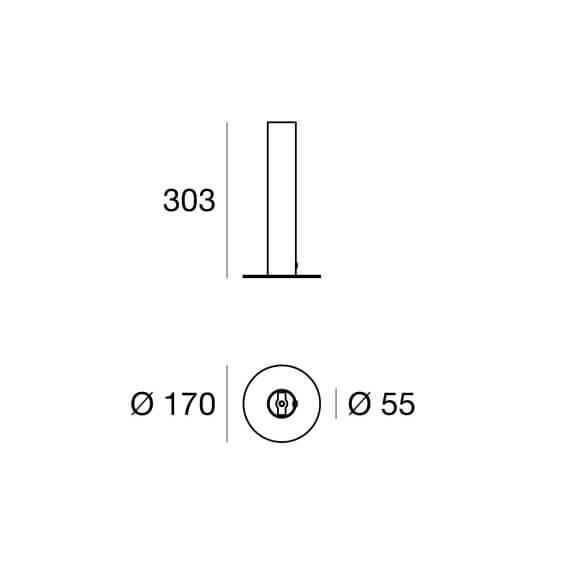 Birba Lampada da tavolo Linea Light - Agof Store