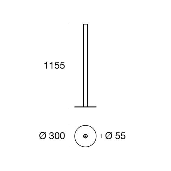 Linea Light Birba floor lamp - Agof Store