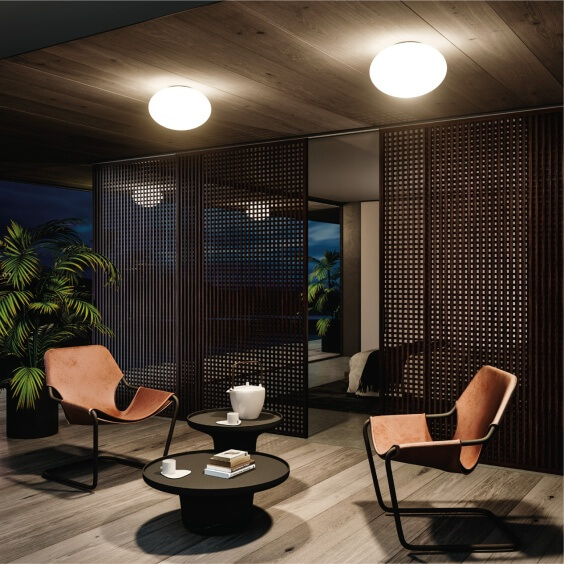 Linea Light Oh Smash outdoor ceiling lamp - Agof Store