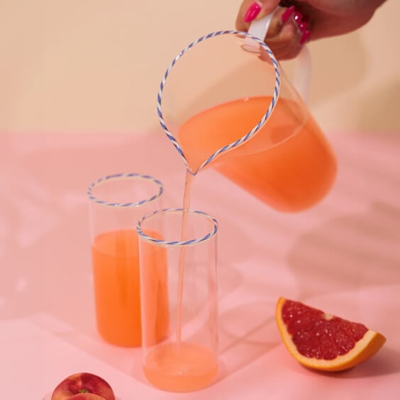 Zafferano Intrecci Highball Glass - Agof Store