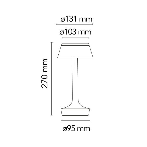 Flos Bon Jour Unplugged Table Lamp - Agof Store