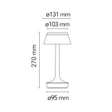 Flos Bon Jour Unplugged lampada da tavolo - Agof Store