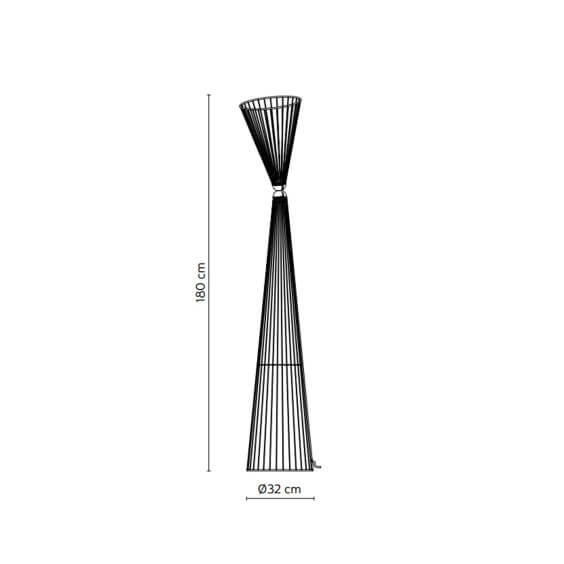 Ikonika Lampada da terra outdoor Karman - Agof Store