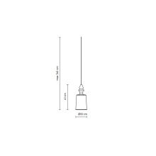 Karman Alibaglass H.41 cm Pendelleuchte - Agof Store