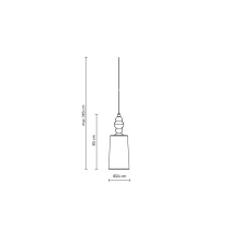 Karman Alibaglass H.65 cm Pendelleuchte - Agof Store