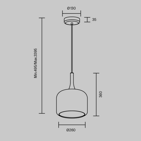 Spirito Lampada a sospensione Maytoni - Agof Store