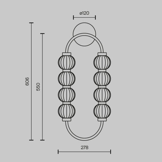 Maytoni Amulet Wandleuchte - Agof Store