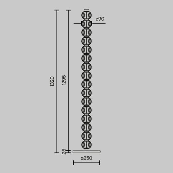 Maytoni Amulet floor lamp - Agof Store