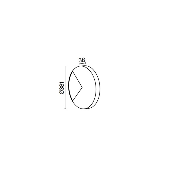 Maytoni Jupiter Light Ø 38 cm wall lamp - Agof Store