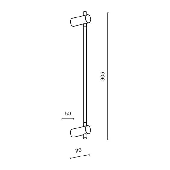 Rotta Long Lampada da parete Maytoni - Agof Store
