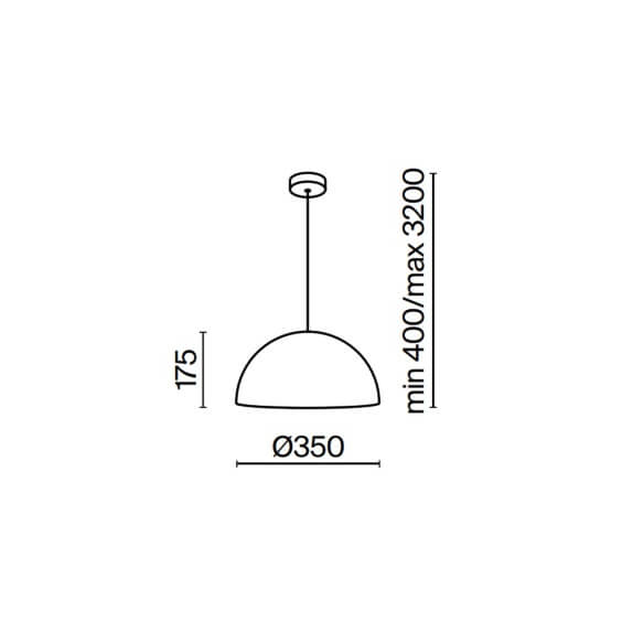 Basic Colors Dome Lampada a sospensione Maytoni - Agof Store