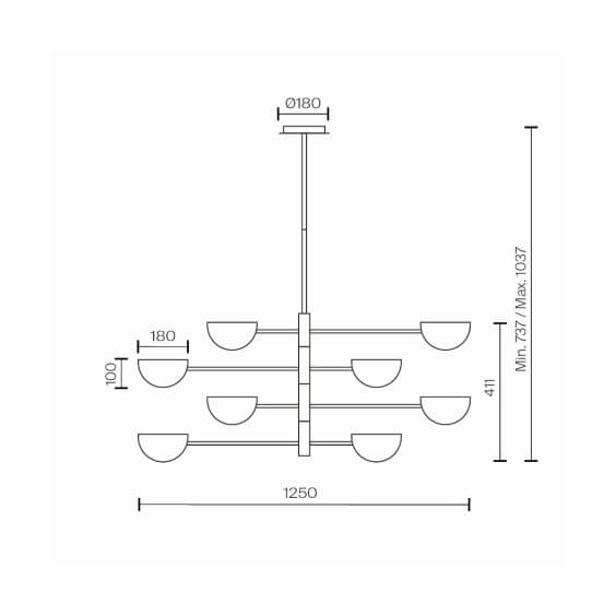 Maytoni Mollis Ø 125 cm pendant lamp - Agof Store