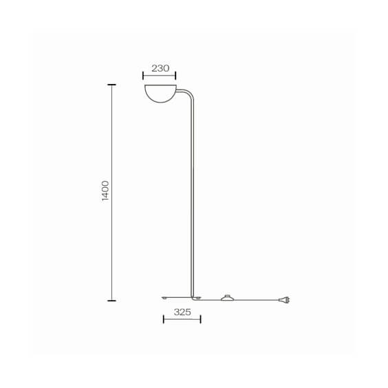 Mollis Lampada da terra Maytoni - Agof Store
