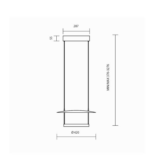 Ambience Ø 42 cm Lampada a sospensione Maytoni - Agof Store