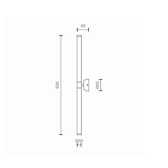 Maytoni Axis Long wall lamp - Agof Store