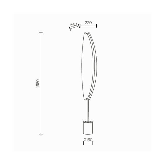 Breeze Lampada da terra Maytoni - Agof Store