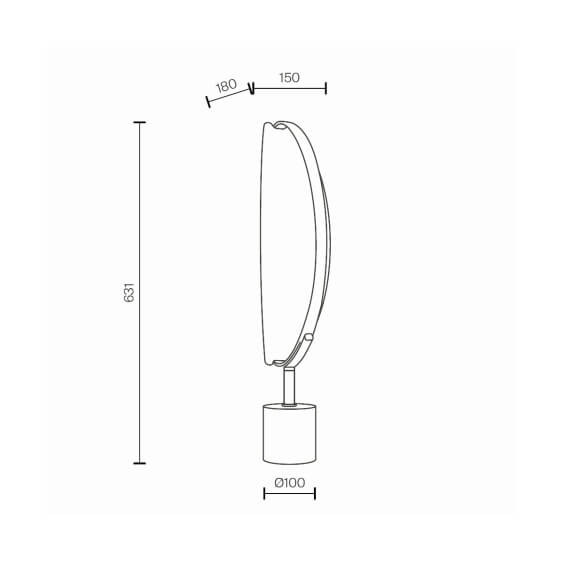 Maytoni Breeze table lamp - Agof Store